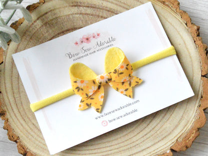 Lemon Daisy | Hair bow