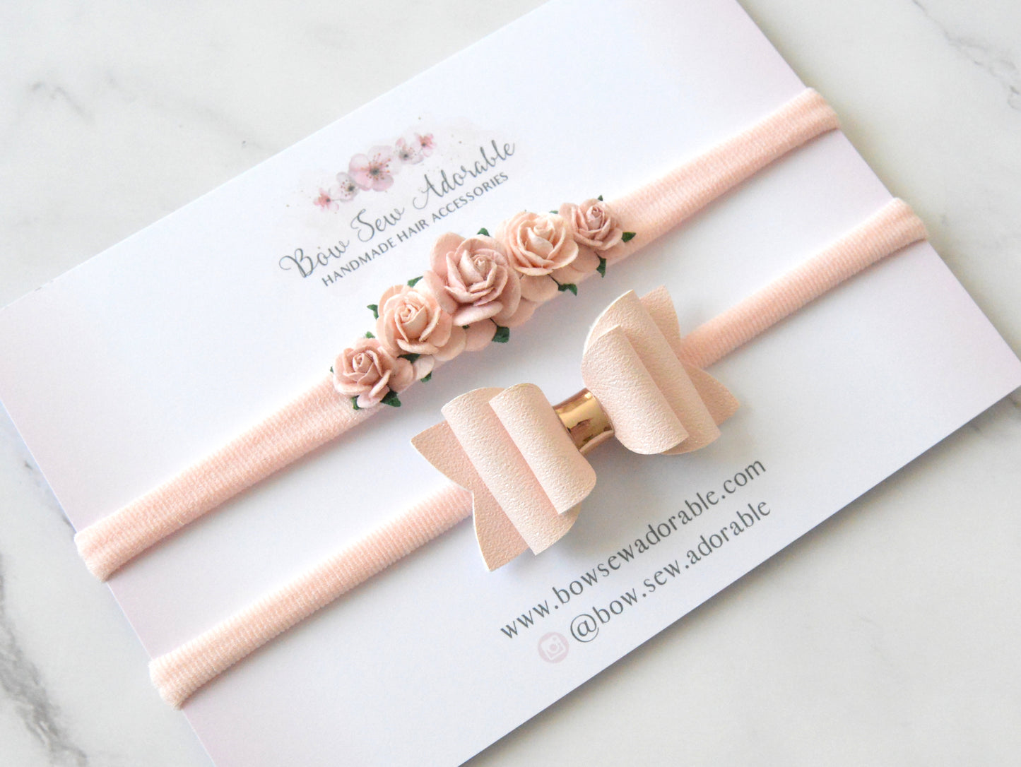 Blush minis | Headband set