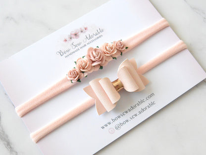 Blush minis | Headband set