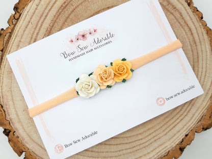 Ombre rose headband