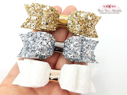 A bit of sparkle | Hair bow set