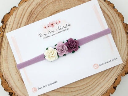 Ombre rose headband