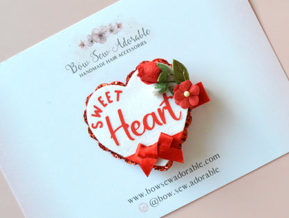 Sweet-heart | Love heart headband/clip