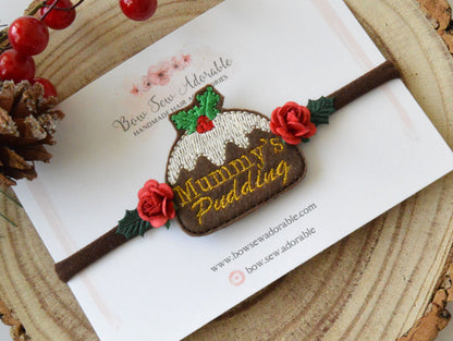 Christmas Pudding | Headband set/individual