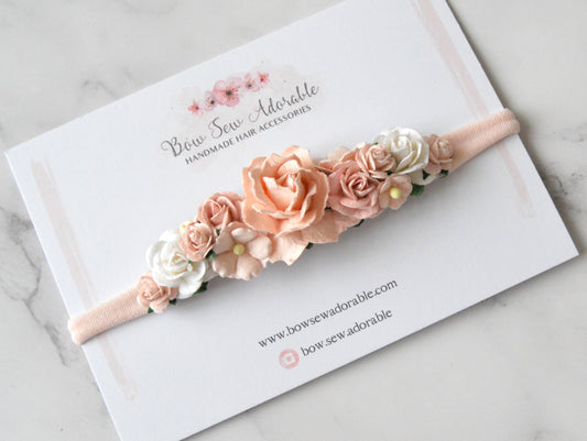 Floral Pink | Flower headband