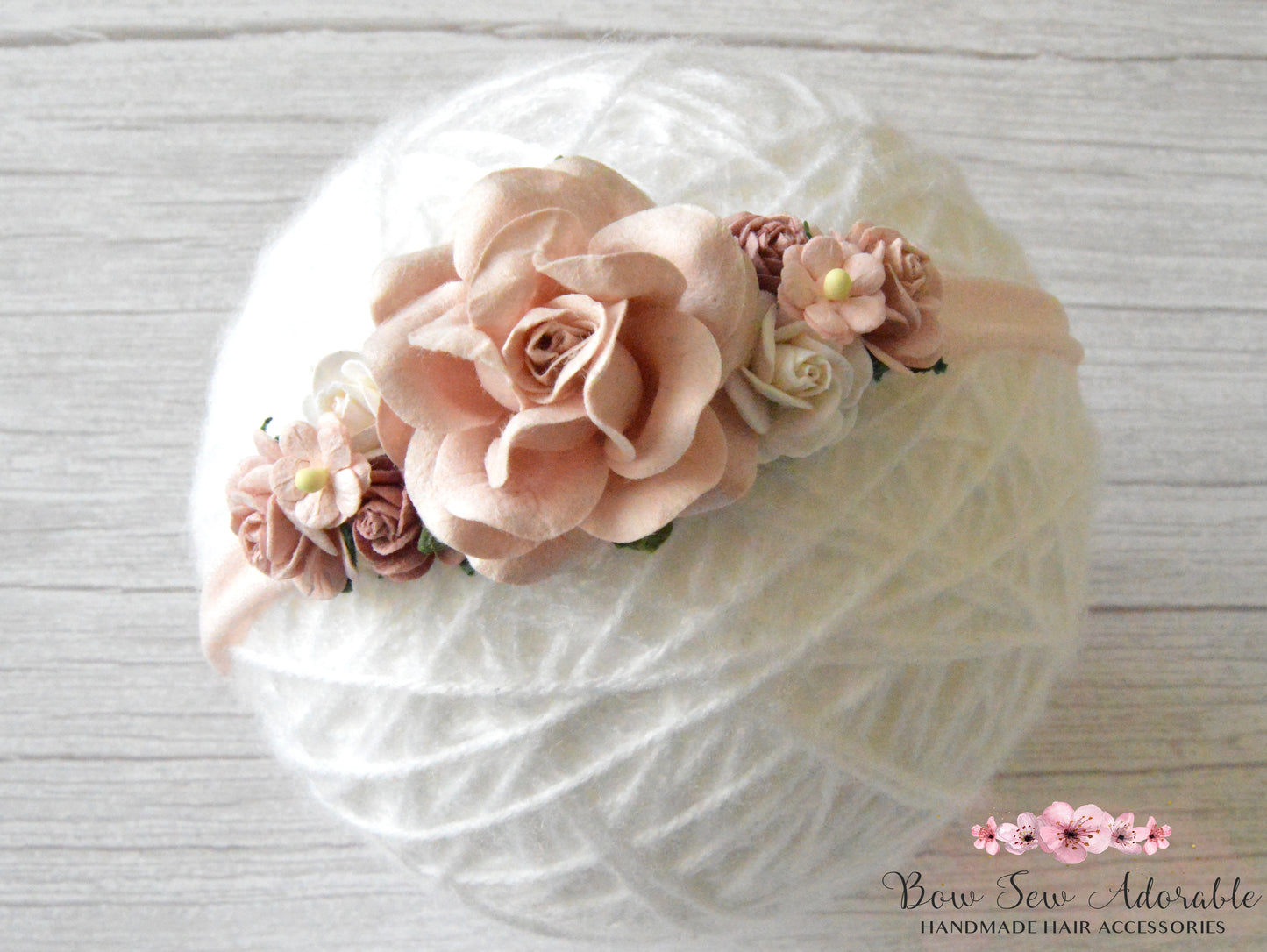 Blush beauty | Flower headband