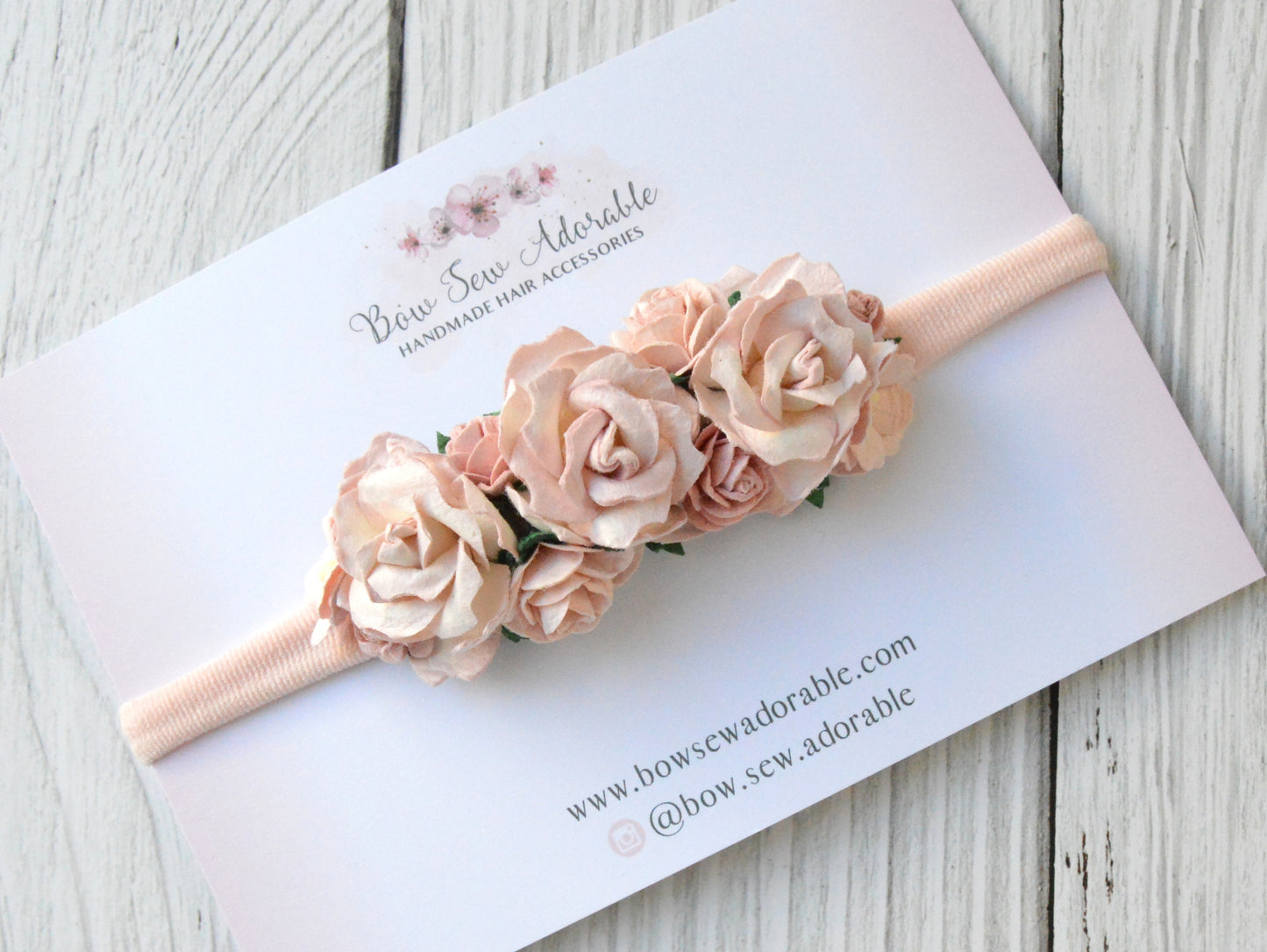 Ombre pink | Flower headband