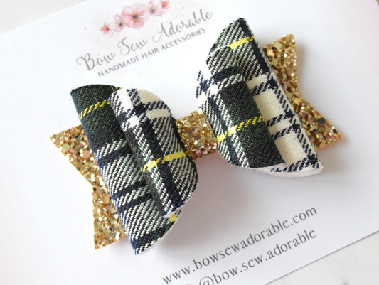 Staple tartan | Hair bow