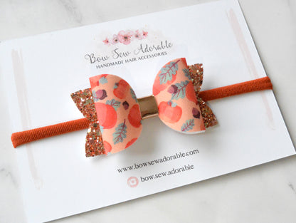 Mini Pumpkins | Hair bow