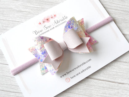 Periwinkle floral | Hair bow