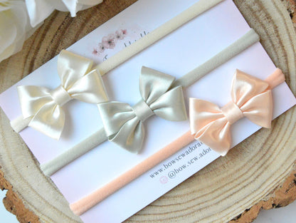 Mini satin classic | Hair bow set/individual