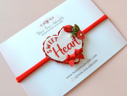 Sweet-heart | Love heart headband/clip