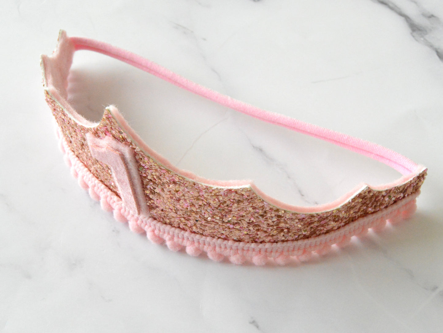 Baby pink gold tiara | Birthday crown