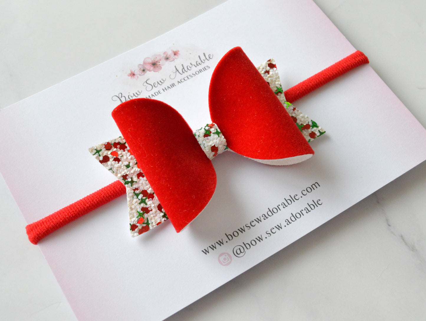 Santa's grotto | Hair bow